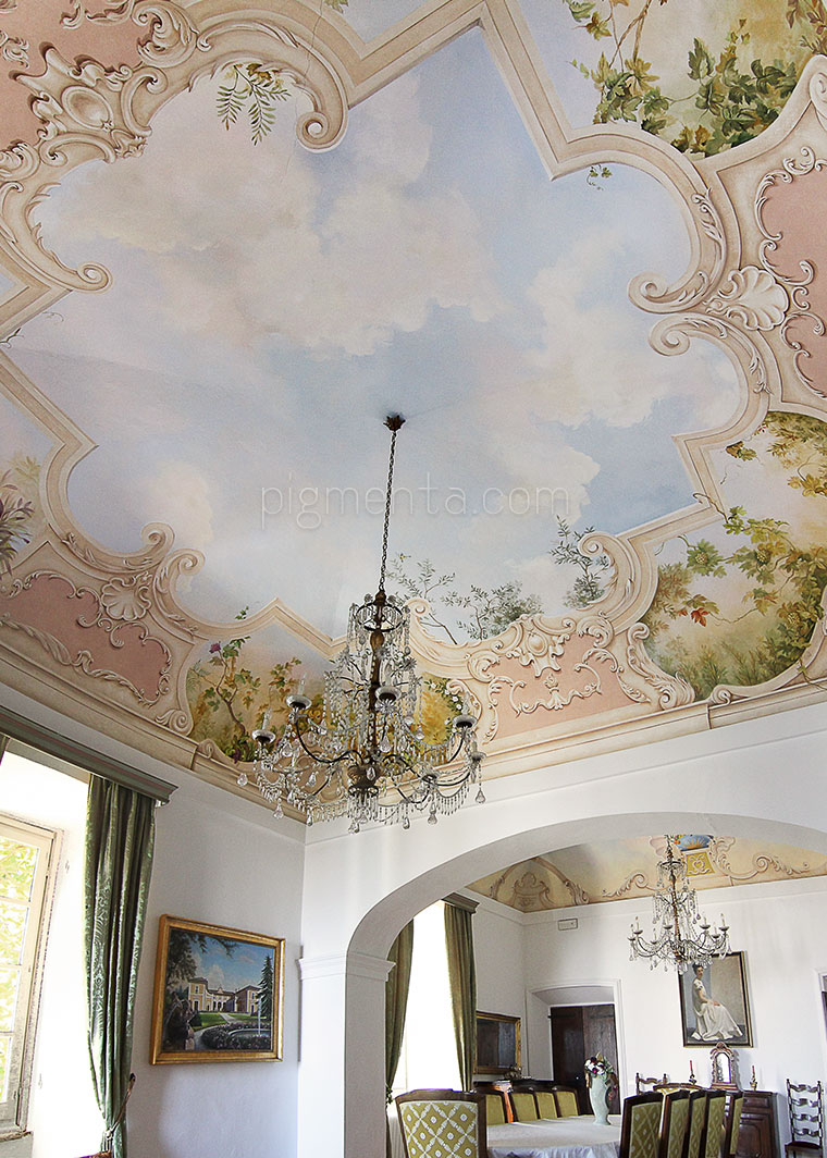 classical painted ceilings -Pigmenta- Milan