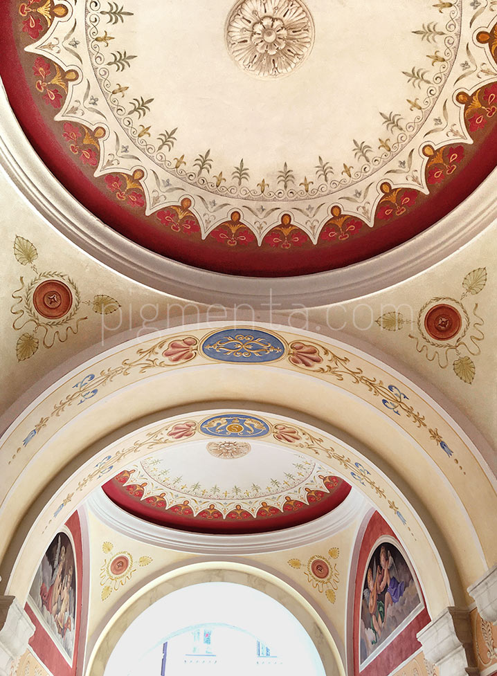 soffitti e cupole affrescate da Pigmenta decorazioni
